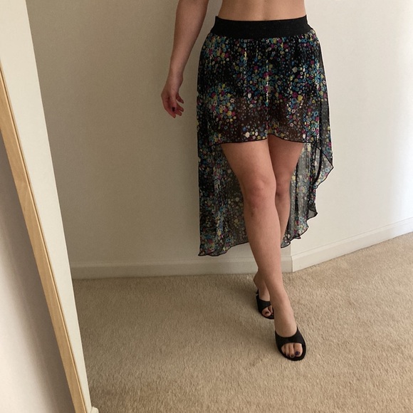 Stargazer floral high-low skirt - Picture 3 of 4